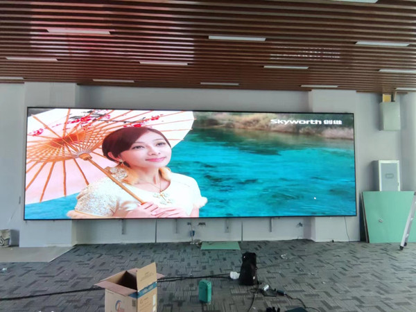 洪洞P1.53led小间距屏安装案例